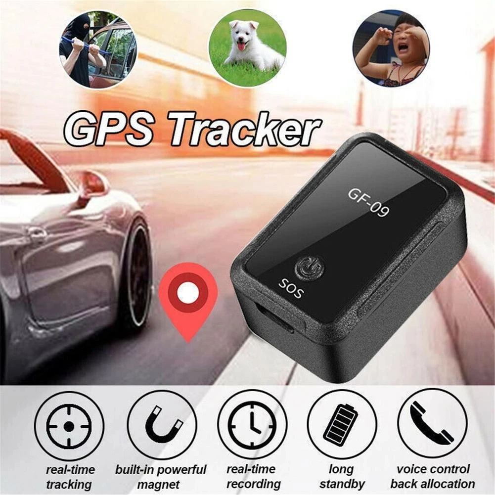 

GF-09 Mini GPS Tracker APP Control Anti-Theft Device Locator Magnetic Voice Recorder Remote pickup voice recording