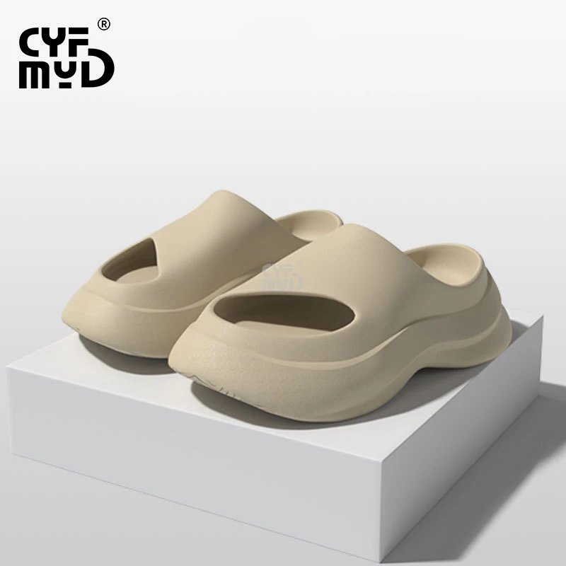 Platform Women's Home Slippers Thick Sole Summer Shoe for Woman 2023 EVA Slipper Non-slip Indoor Lightweight Slides Bathroom