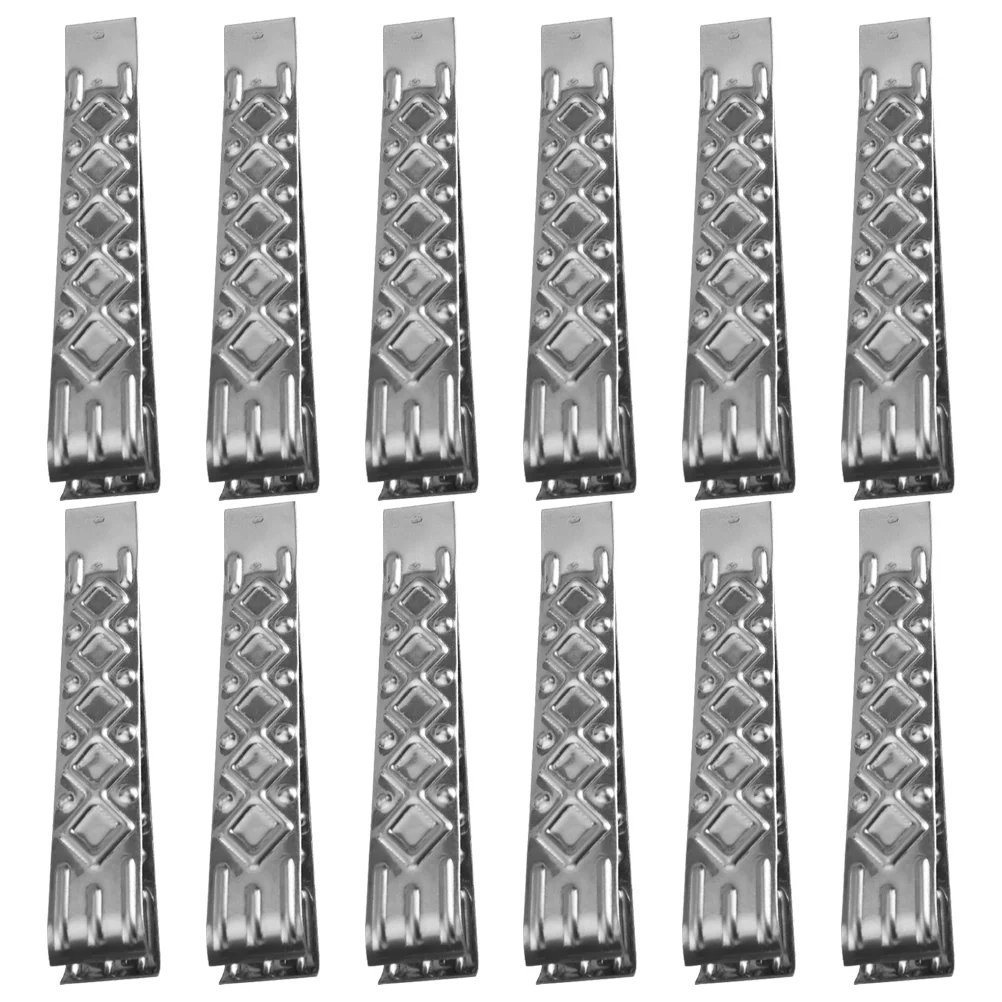 

12Pcs Portable Tweezers Convenient Bone Tweezers Professional Chicken Tweezers