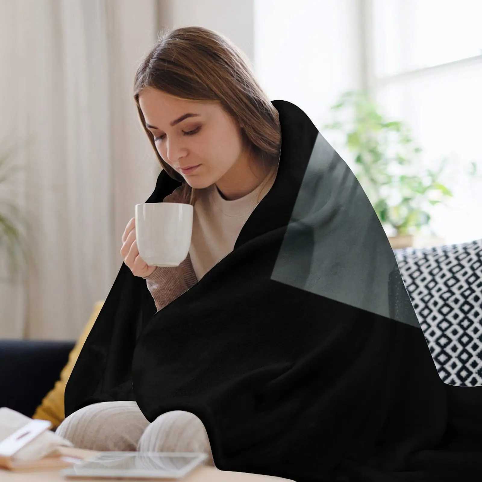 Классическая футболка Генри Кавилл маска одеяло декоративные диваны одинарные