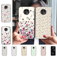 korea style cute floral phone case for samsung s20 lite s21 s10 s9 plus for redmi note8 9pro for huawei y6 cover