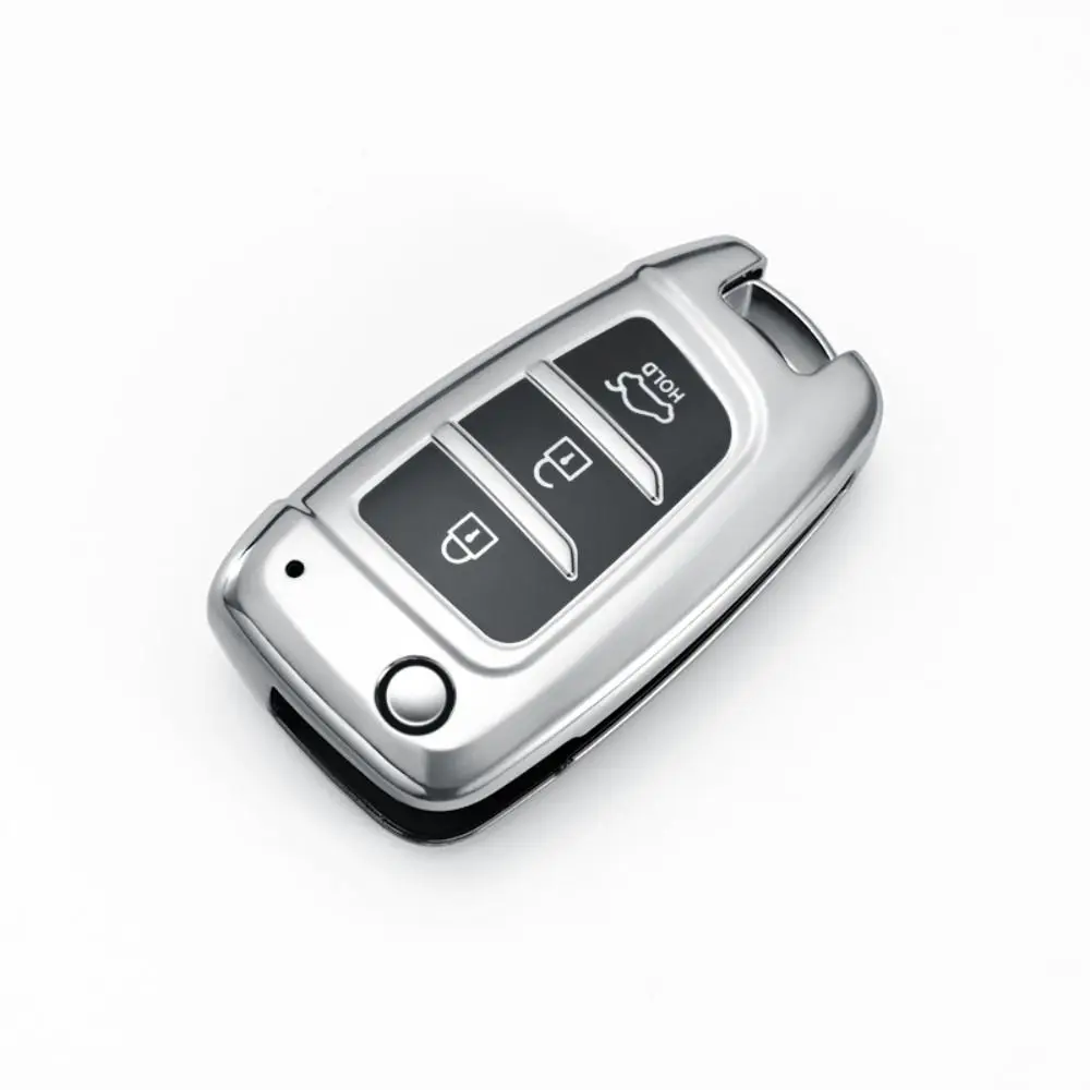 

Автомобильный защитный чехол для ключей, мягкий чехол из ТПУ для Hyundai/Tucson/Kona/Azera/Solaris 2/Elantra i30 i35 i40