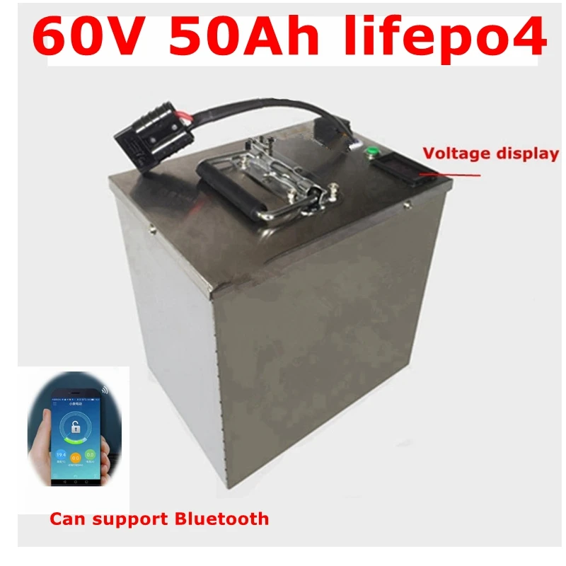 

BLN 60V 50Ah lifepo4 batteria con bluetooth BMS APP per 3000w bicicletta elettrica bici carrello elevatore Scooter mountain bik