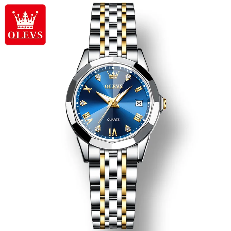 OLEVS 9931 Stainless Steel Strap Retro Hot Style Great Quality Watches for Women Waterproof Fashion Quartz Women Wristwatch