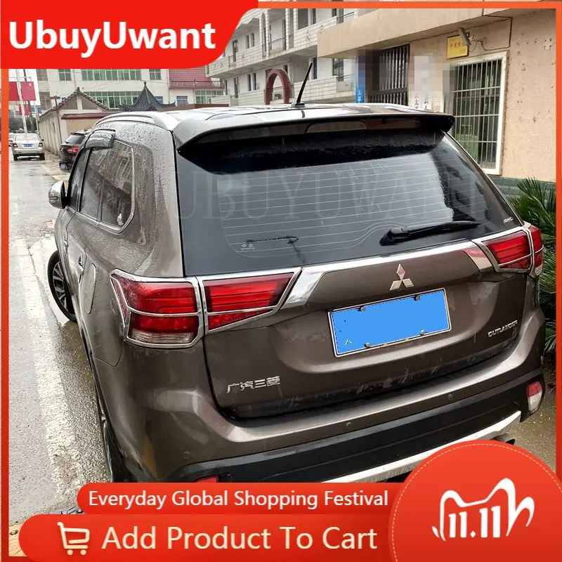 

Высококачественный задний спойлер из АБС-пластика для багажника, декоративный задний спойлер для Mitsubishi Outlander 2013, 2014, 2015, 2016