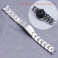 19mm watch band strap 316l stainless steel silver oyster style bracelet for seiko 5snxs73 75 77 79 80 81 snff05 snxg47 j1k1