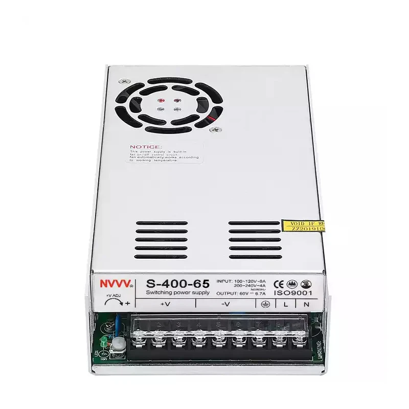 NVVV Switching Power Supply 15 w-400w AC 110/220v DC 5v 12v 24v 36v 48v 65v DC Voltage Converter (400w 65v 6.1a for RD6006)