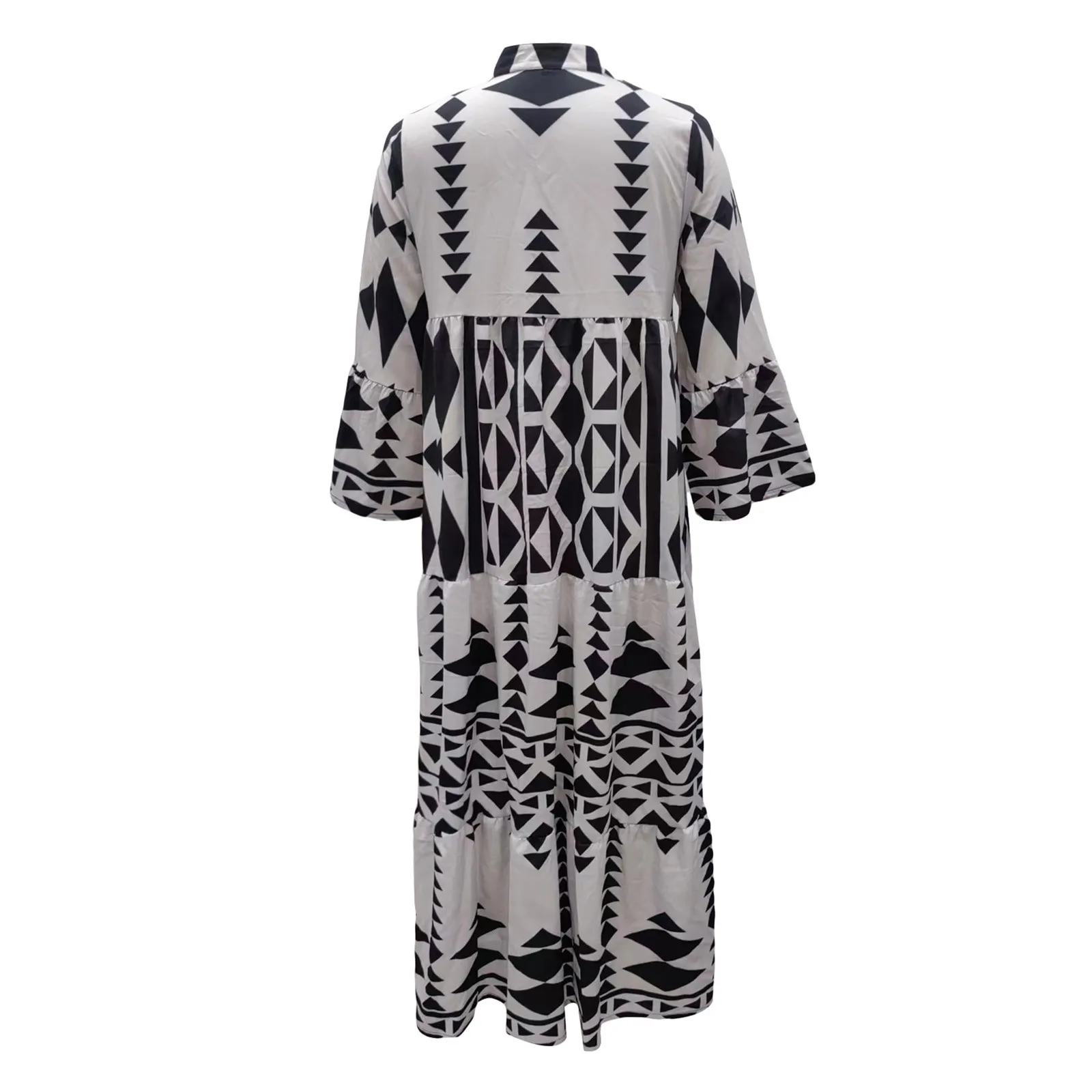 Длинное платье для отпуска женские платья макси с принтом модное повседневное