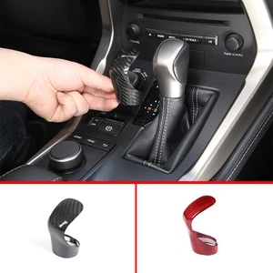 For Lexus CT200h/NX200T/NX300/RC350/200T RC F Gear Shift Knob Cover Carbon Fiber Trim Fit Car Interior Decoration Styling