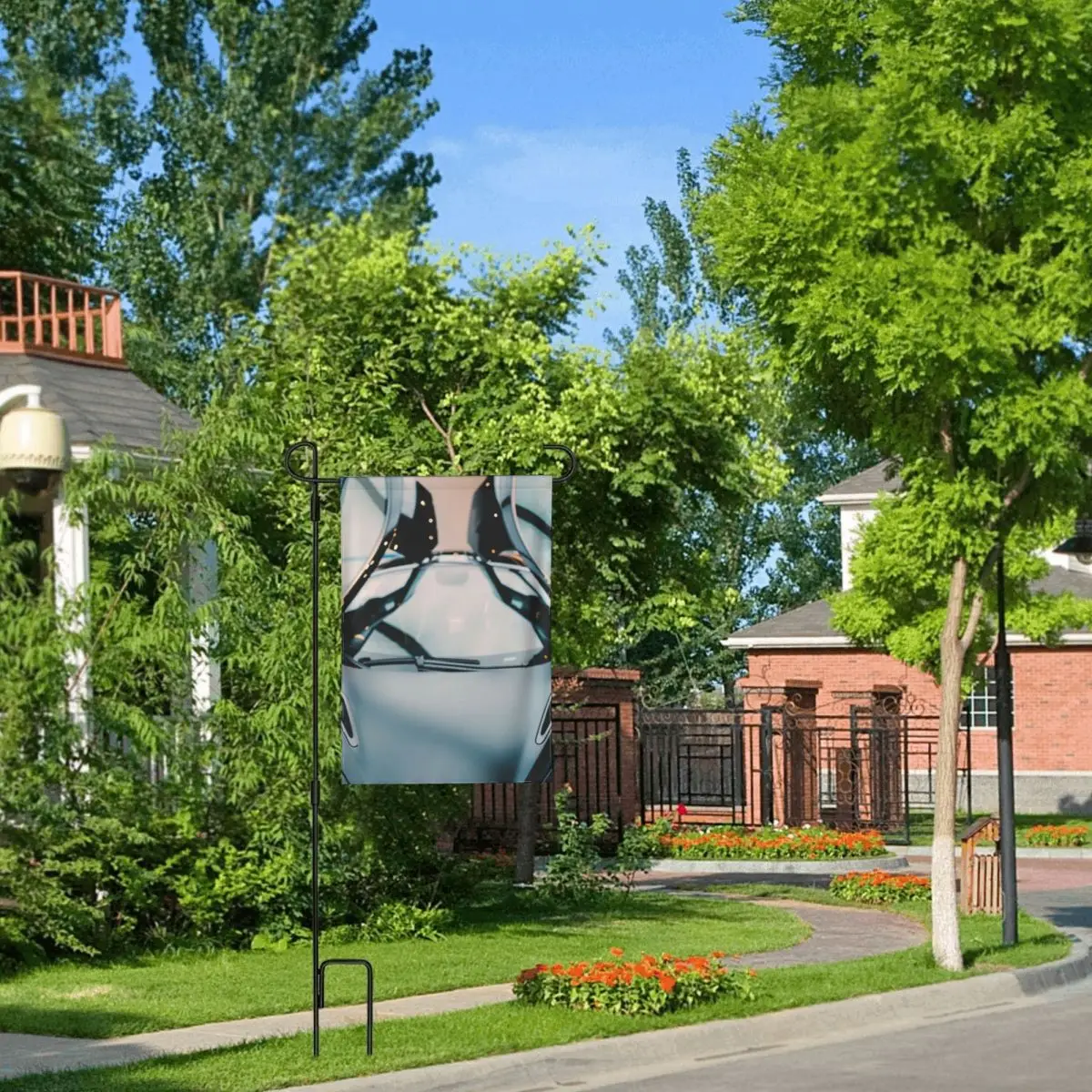 Флаг для сада Dmitry Bivol: Декоративный подвесной баннер для двора, садовый флаг (art.: 3920db80c0ceb) - 3920db80c0ceb