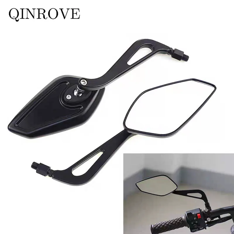 

8 10MM Motorcycle Accessoires Rearview Mirror Black Aluminum Alloy Side Mirror Universal For Honda NC 750X Benelli TRK 502X 702