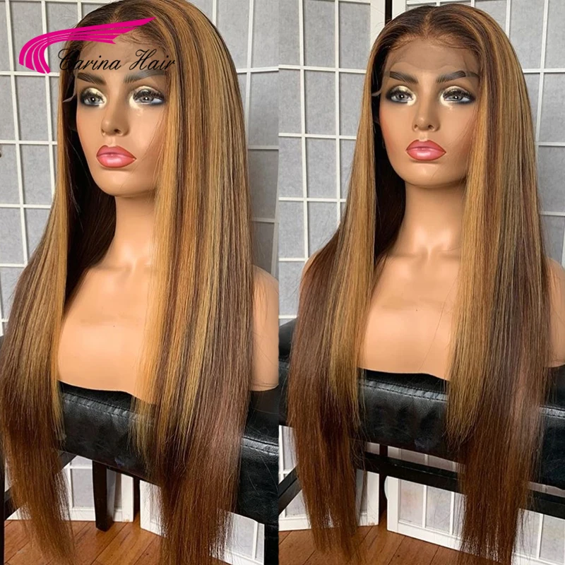 Хайлайтер #4/27 блонд цветные человеческие волосы кружевная часть продвижение