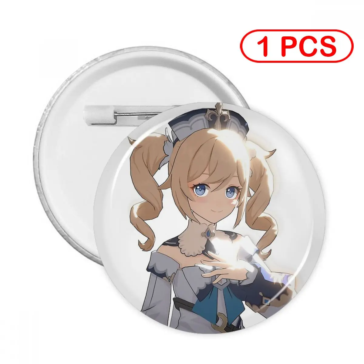 

Childe Genshin Impact Barbara Pins Creative Brooch Jewelry Decor Metal Pin Badge Girl Child Broche Button Clothes Gift