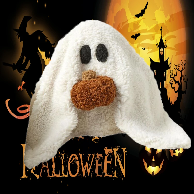

Ghost Pillow Halloween Ghost With Pumpkin Plush Ghost Plushies Toy Pillow Halloween Ghost Decor For Home Decoration Horror Scary