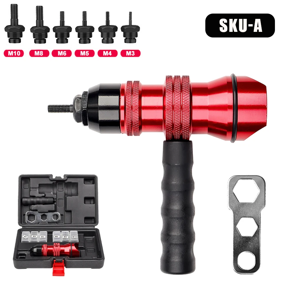 

Электрический заклепочник M3-M10 для домашнего использования