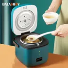 Мини рисоварка многофункциональная Одиночная электрическая рисоварка антипригарная Бытовая маленькая кухонная Машина Приготовление каши суповарка
