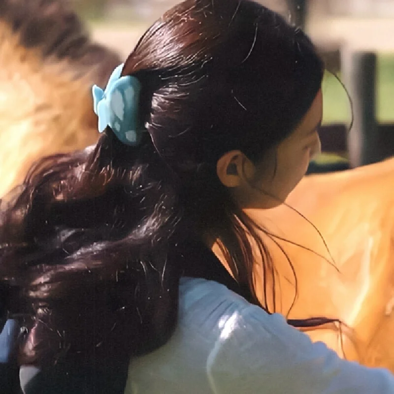 Заколка для волос Jennie Same женщин корейская синяя милая маленькая свежая заколка с