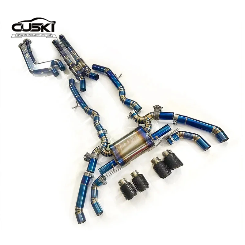 Детали автомобильной выхлопной системы из титанового сплава подходят для BMW X3M/X4M