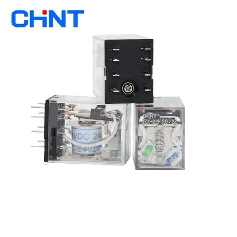 

CHINT General Mini Plug-in Relay JZX-22F(D)-2Z 3Z 4Z с индикатором HH52P HH54P MY2 MY3 MY4