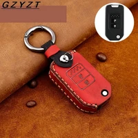 genuine leather handmade car key cover key case for honda civic cr v hr v accord jade crider odyssey 2015 2018 remote protector