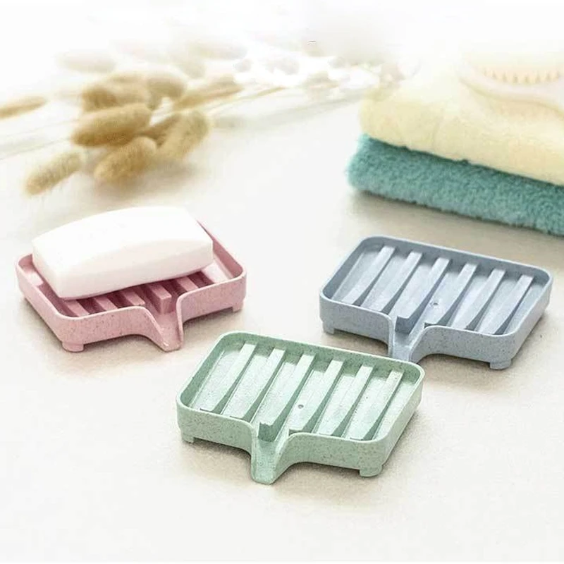 

Sponge Holder Storage Rack Drain Soap Box Tray Soapbox 1 Pcs Shower Soap Tray Tool Soap Dish Plate Holder