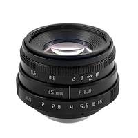 35mm camera lens f1 6 c mount large aperture fixed focus digital camera lens for mirrorless cameras