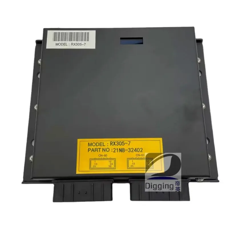 MCU ECM 21N8-32402 For Hyundai RX305-7 Engine Excavator Controller Install Program