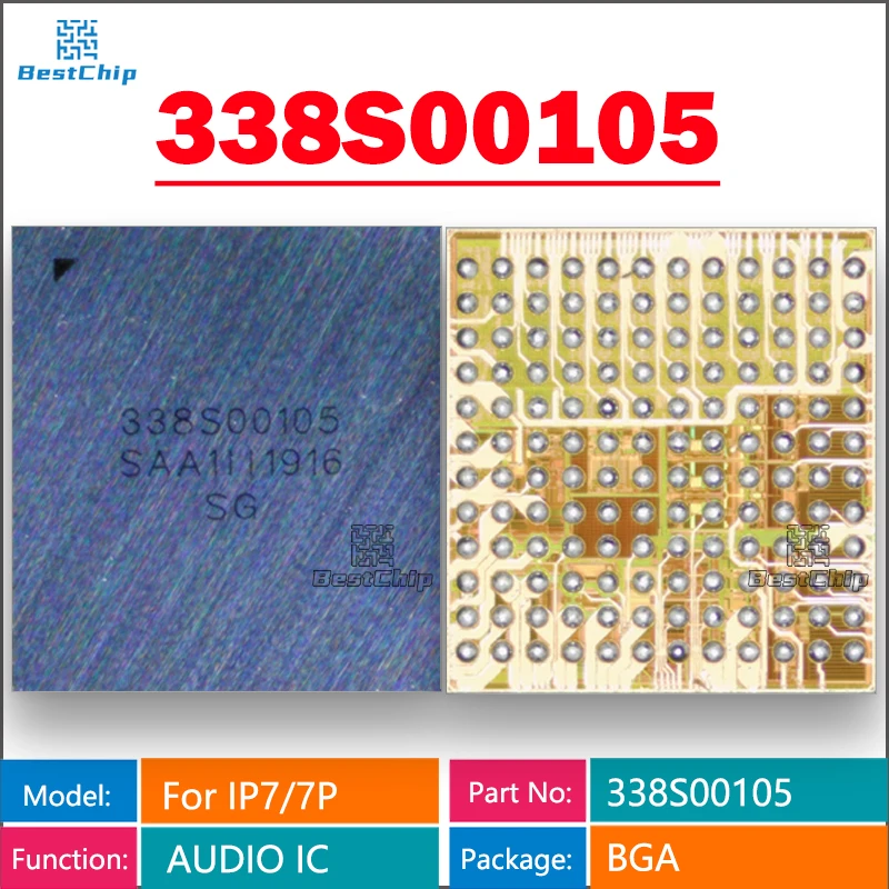 10 шт./партия U3101 CS42L71 338S00105 для iphone 7 7 plus большой основной аудио кодек IC чип