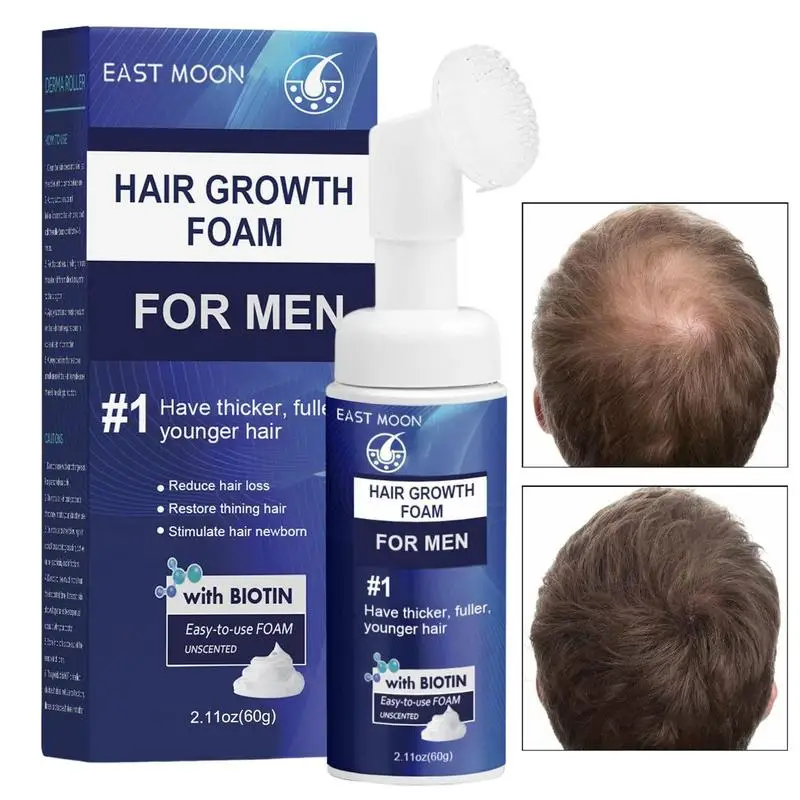 

Пена для роста волос для мужчин и женщин, пена для натурального роста волос для разделения кончиков и сухой кожи головы