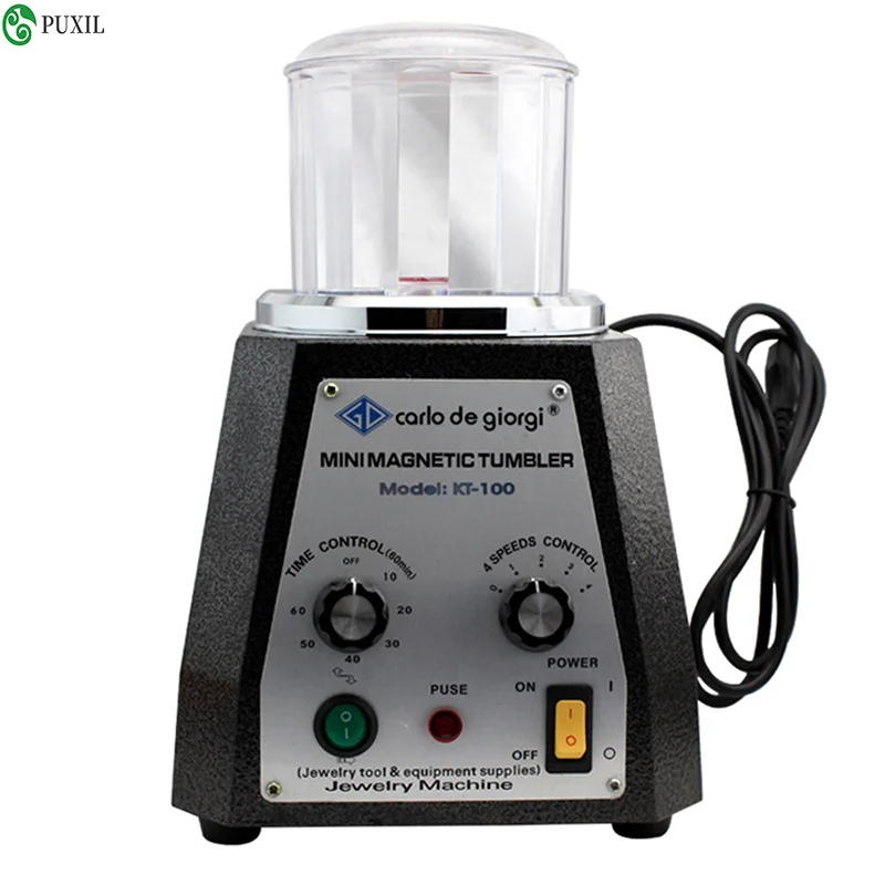 

Magnetic polishing machine KT-100 electromagnetic polishing machine Jewelry polishing polishing deburring magnetic polishing mac