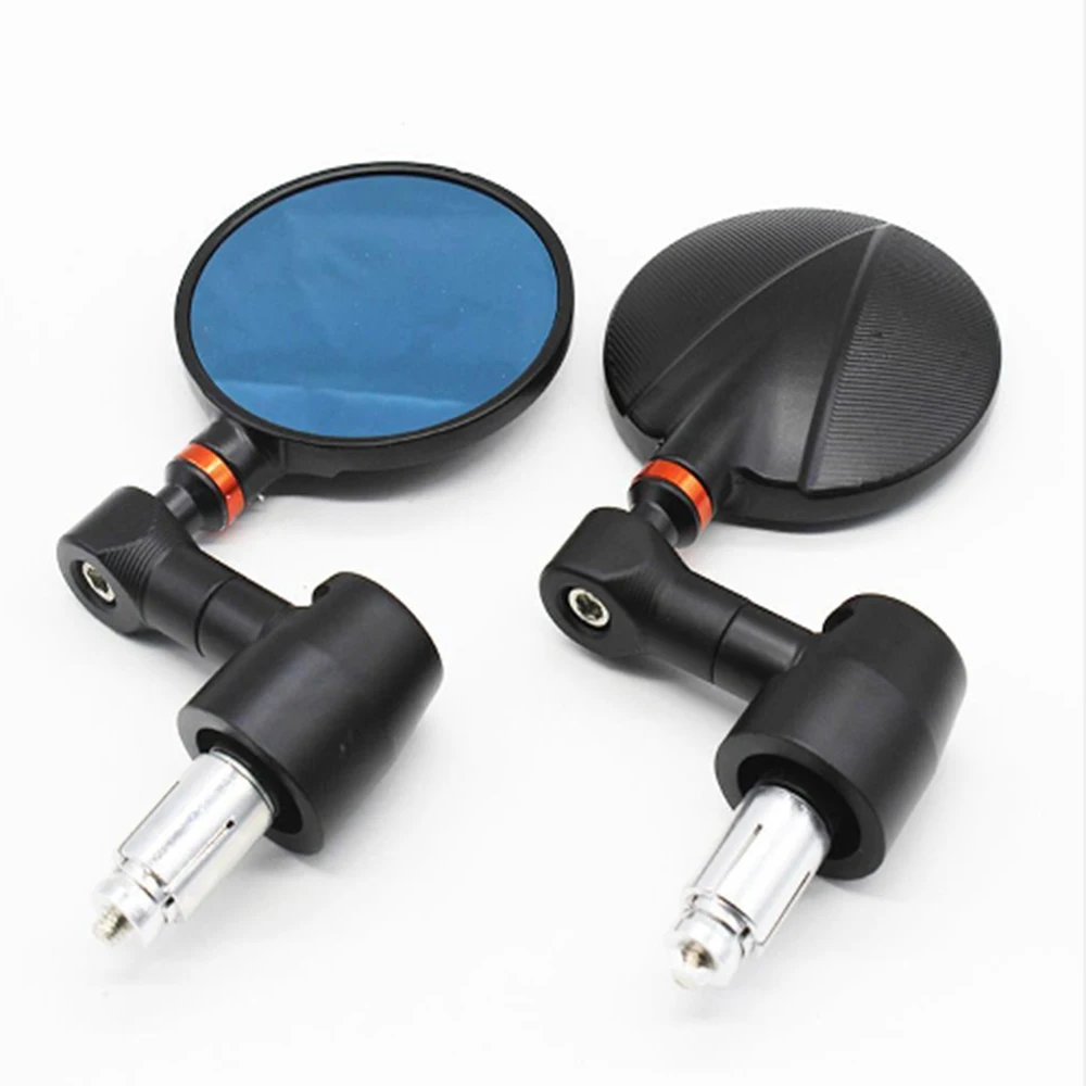 

Fits 22mm Handlebar Motorcycle CNC Aluminum Square Rearview Side Mirrors Black Handle Bar End Side Rearview Mirrors