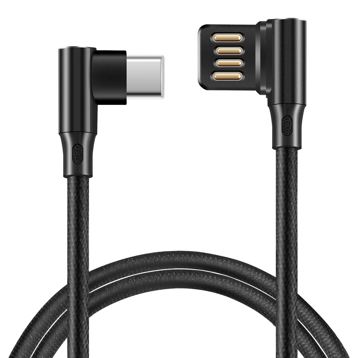 Usb-C 3.1 Type-C для левого и правого углового 90 градусов USB 2.0 Кабель передачи данных с