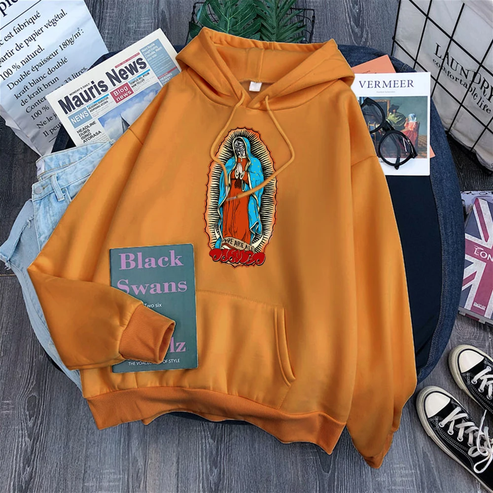 

Мужские повседневные толстовки с капюшоном We Are All Rapper, Модные свободные топы, мужские спортивные теплые пуловеры с капюшоном для осени и зимы