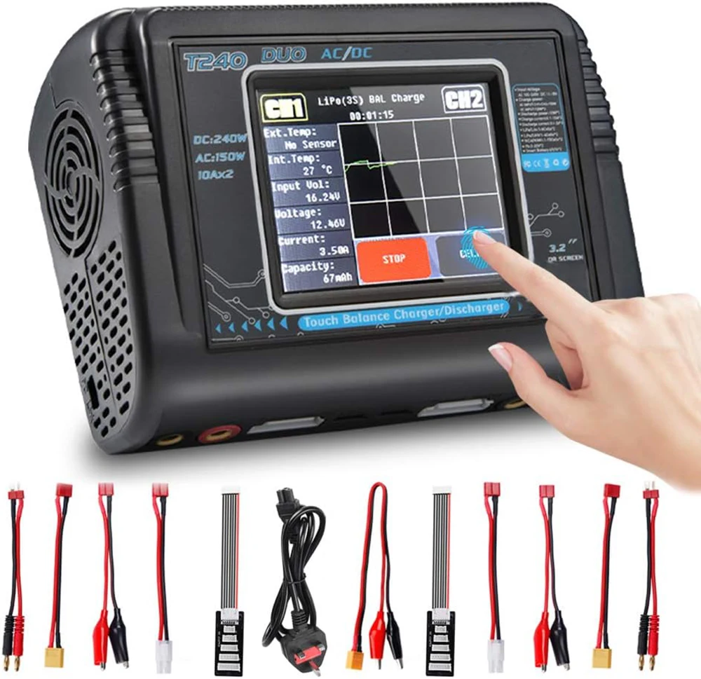 

Зарядное устройство/разрядник Lipo для аккумуляторов Lilon LiPo LiFe LiHV NiCd NiMH