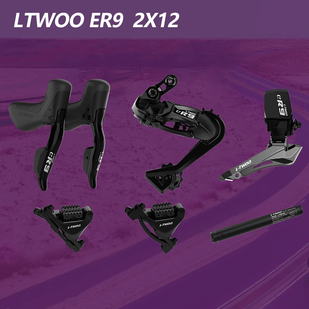 

LTWOO eRX eR9 2x12s / 2x11s montagem eletrônica, eletrônica rodoviária105 Grupo R7170 R8170 12S Grupo R7170 Freio R7100 Virabreq