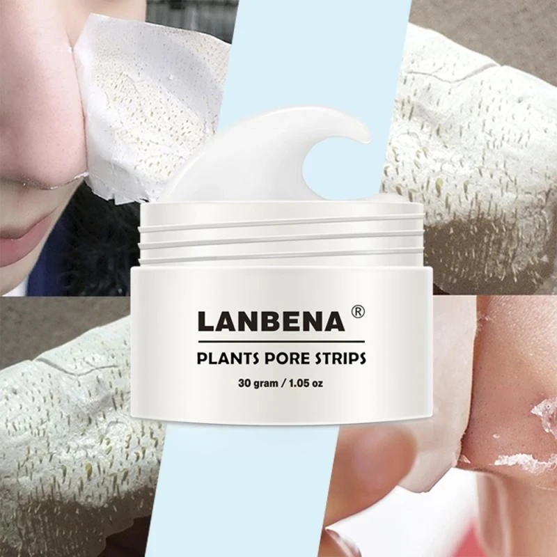 

Средство для удаления черных точек на носу LANBENA, маска для очищения пор, маска для лица, средство для отшелушивания акне, глубокое очищение ч...