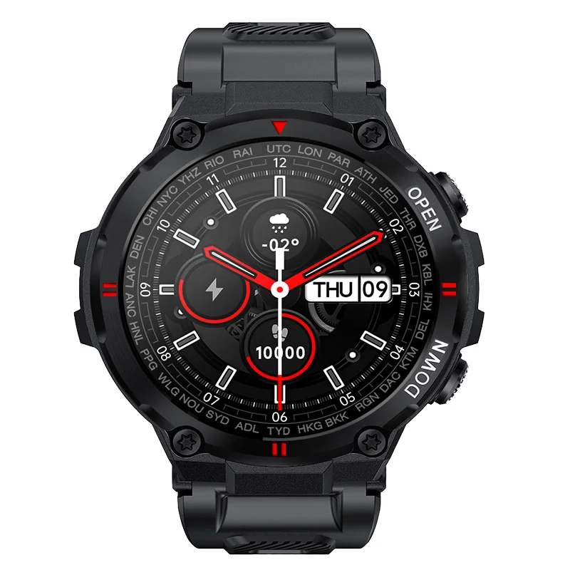 

K22 Smart watch for men women, blood oxygen, heart rate, sleep monitoring, Bluetooth calling, custom dial, IP68 waterproof