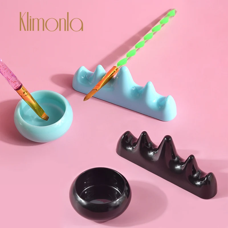 

Nail Art Brush Cleaner Plastic Holder UV Acrylic Gel Pen Pot Cleanser Cup Washing Cup Nail Brush Holder Professional Nail Tools