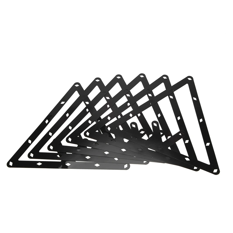 

ELOS-6PCS Magic Ball Rack Holder Sheet Billiards Triangle Cue Accessories For Magic Ball Rack 8, 9, And 10 Ball