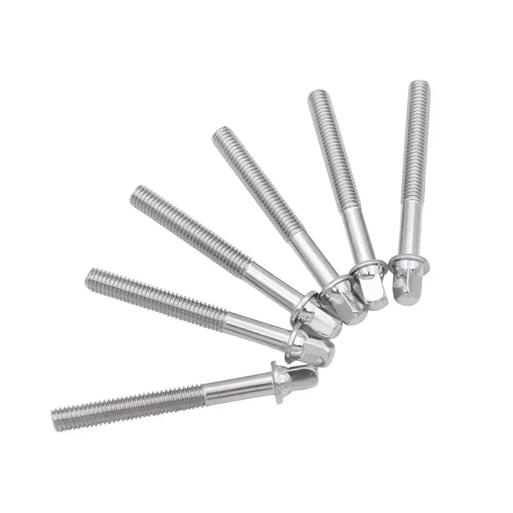 

Набор металлических коротких винтов 6 шт., Запасные детали для металлических болтов с металлическим покрытием, для музыкальных инструменто...