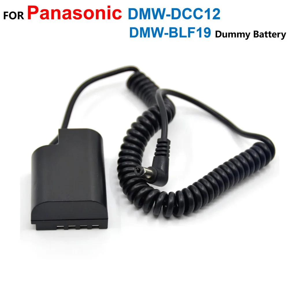 

DCC12 Fully Decoded DC Coupler DMW-BLF19 Dummy Battery Spring Cable For Panasonic Lumix DMC-GH5s DMC-GH5 DMC-GH4 DMC-GH3 DMC-GH9