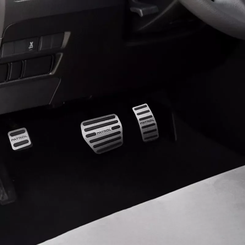 

Accessories Pedals Foot Pads Fuel Accelerator Brake Clucth Pedal Cover For Nissan Patrol Pedals Y62 Armada 2014 2016 2017 2018 2