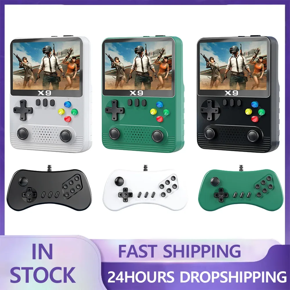 Портативные игровые консоли X9 с поддержкой карт 32 ГБ двойной 3D-джойстик для PSP