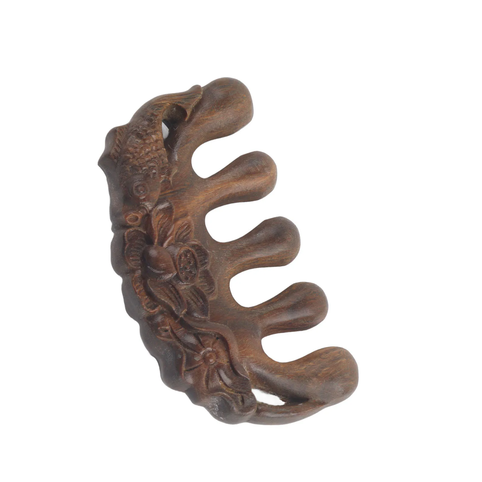 Деревянная Бриллиантовая Массажная расческа для волос зеленая сандаловая