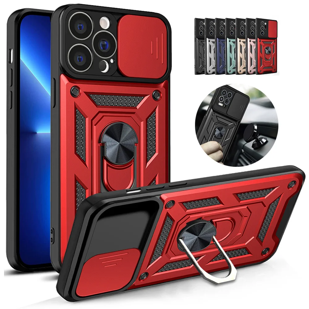 

Slide Camera Lens Case for iPhone 13 Pro Max funda iPhone 13 XR 11 12 6 7 8 Plus XS Max Shockproof Armor Back Cover iPhone 12