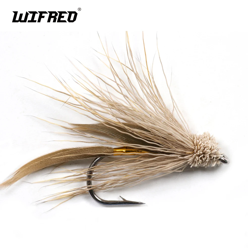 

Wifreo 8PCS Spun Deer Hair Head Muddler Minnow Trout Fly Fishing Streamer Flies Bass Steelhead Atlantic Salmon Brown Size # 6