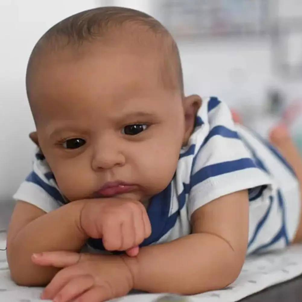 

23 дюймовый комплект реборн для маленьких мальчиков Cameron с одеждой издание с глазами популярное мягкое тело лимитированный милый Re W7y4