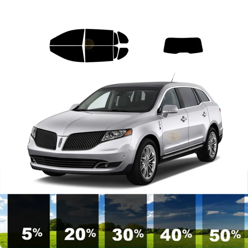 Предварительно вырезанная съемная тонировочная пленка для окон автомобиля 100%