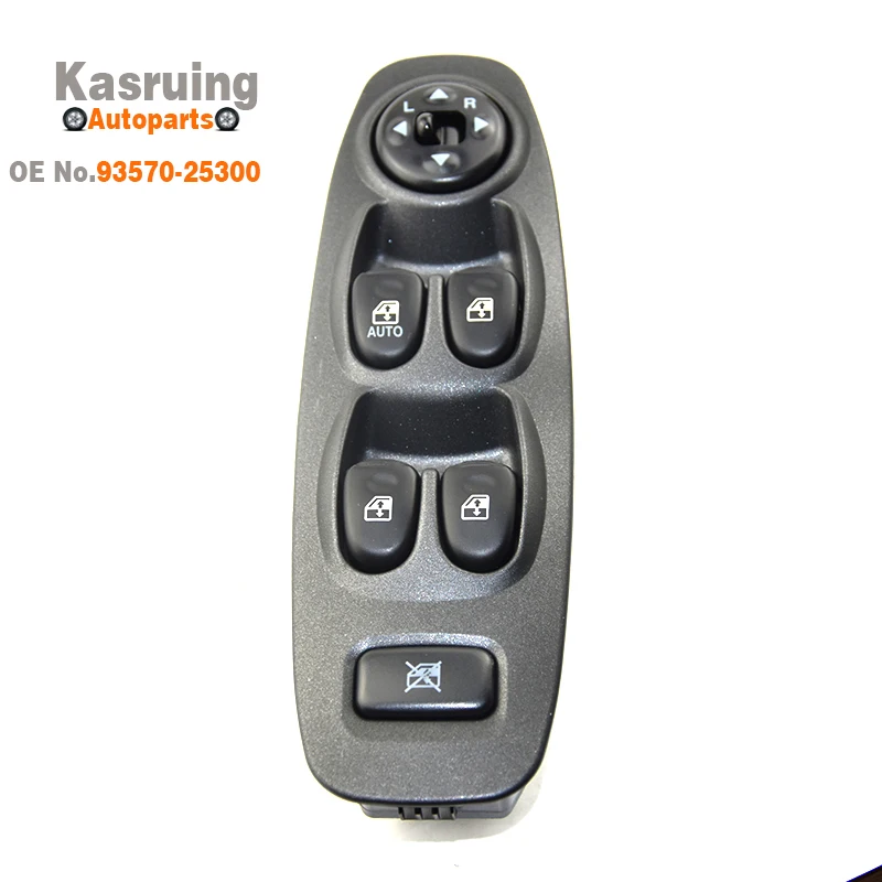

New 21 Pins Driver Side Front Left Power Master Window Control Switch For Hyundai Accent 2002-2006 93570-25300 9357025300
