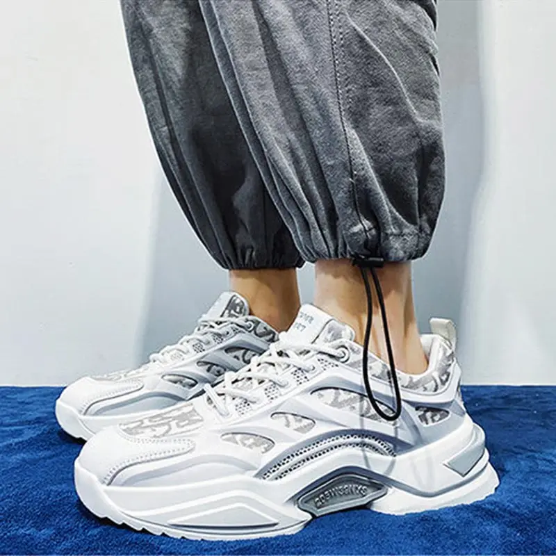 

big sole thick bottom Sport Shoes For Men Footwear Store Running Shoes Man Spring Summer Red Sports Shoes Man Sneakers Footwear